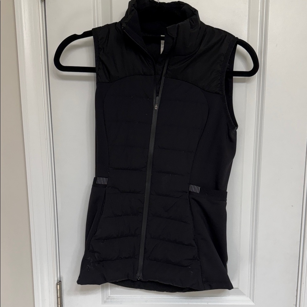Lululemon Athletica Black Quilted Vest